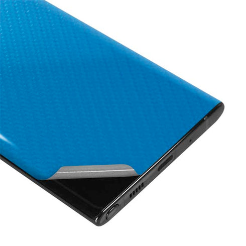 Blue Carbon Fiber Specialty Material Galaxy Note 10 Plus Skin