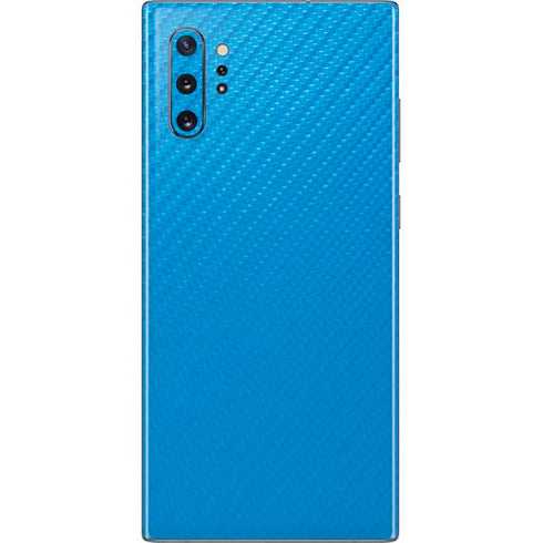 Blue Carbon Fiber Specialty Material Galaxy Note 10 Plus Skin