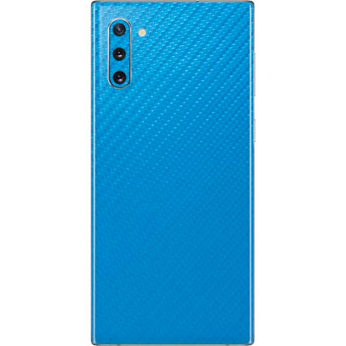 Blue Carbon Fiber Specialty Material Galaxy Note 10 Skin