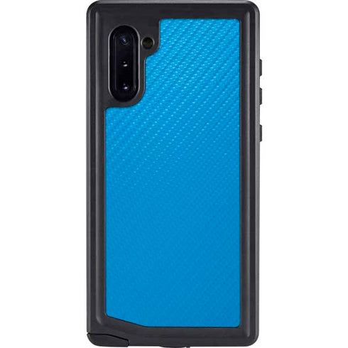 Blue Carbon Fiber Specialty Material Galaxy Note 10 Waterproof Case