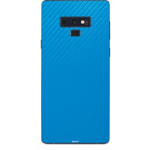 Blue Carbon Fiber Specialty Material Galaxy Note 9 Skin