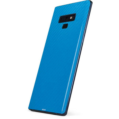 Blue Carbon Fiber Specialty Material Galaxy Note 9 Skin