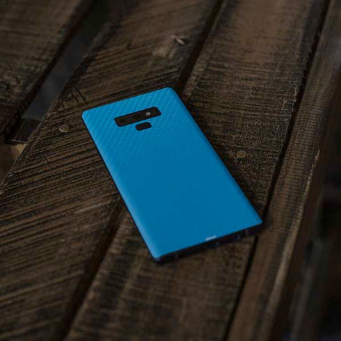 Blue Carbon Fiber Specialty Material Galaxy Note 9 Skin