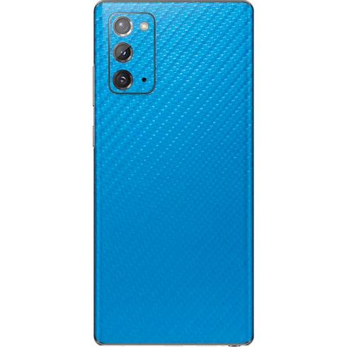 Blue Carbon Fiber Specialty Material Galaxy Note20 5G Skin