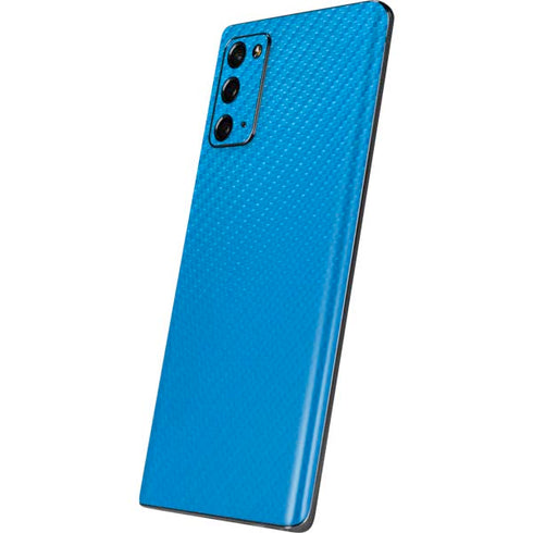 Blue Carbon Fiber Specialty Material Galaxy Note20 5G Skin
