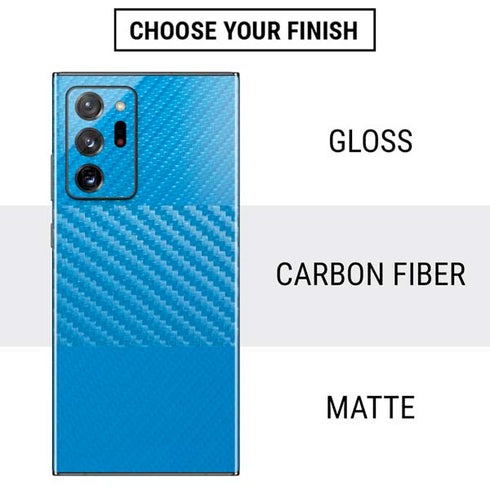 Blue Carbon Fiber Specialty Material Galaxy Note20 Ultra 5G Skin