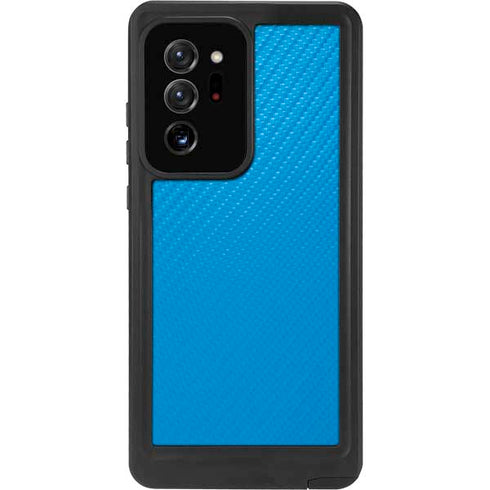 Blue Carbon Fiber Specialty Material Galaxy Note20 Ultra 5G Waterproof Case