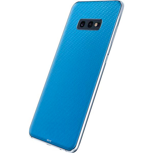 Blue Carbon Fiber Specialty Material Galaxy S10e Skin