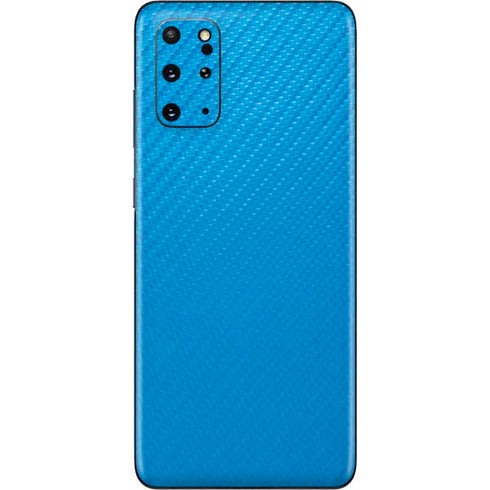 Blue Carbon Fiber Specialty Material Galaxy S20 Plus Skin
