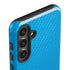 Blue Carbon Fiber Specialty Texture Material Galaxy S24 Plus Impact Case