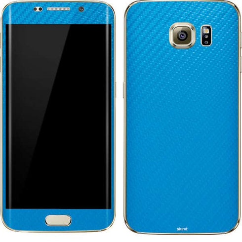 Blue Carbon Fiber Specialty Material Galaxy S7 Edge Skin