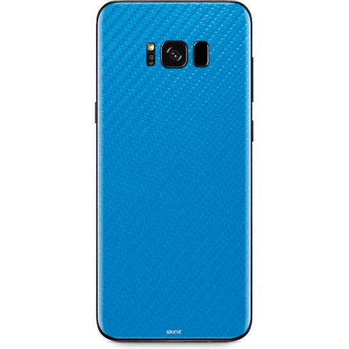 Blue Carbon Fiber Specialty Material Galaxy S8 Skin