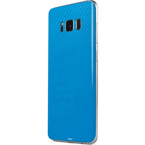 Blue Carbon Fiber Specialty Material Galaxy S8 Skin