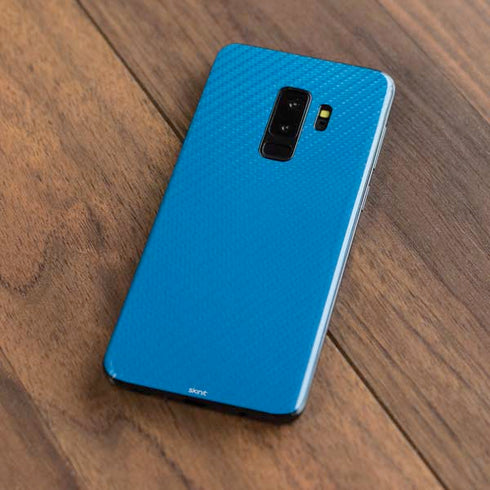 Blue Carbon Fiber Specialty Material Galaxy S9 Plus Skin