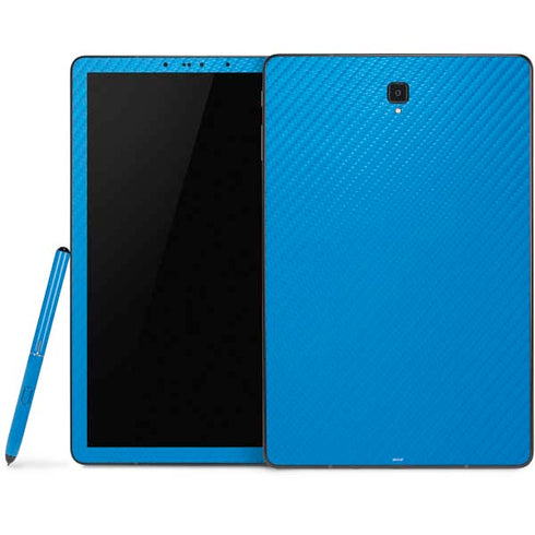 Blue Carbon Fiber Specialty Texture Material Samsung Galaxy Tab Skin