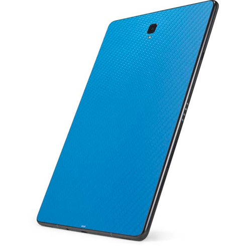 Blue Carbon Fiber Specialty Texture Material Samsung Galaxy Tab Skin