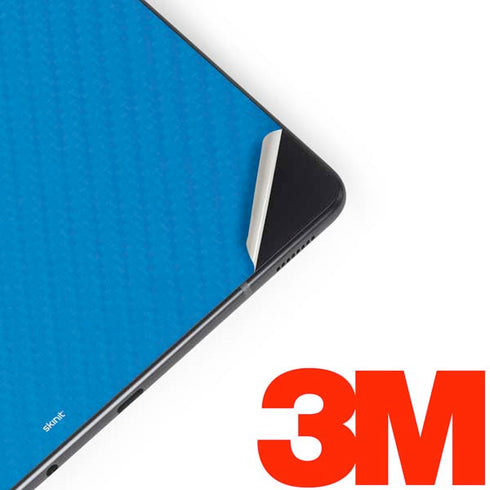 Blue Carbon Fiber Specialty Texture Material Samsung Galaxy Tab Skin