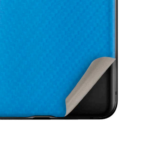 Blue Carbon Fiber Specialty Material Galaxy Z Flip Skin