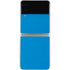 Blue Carbon Fiber Specialty Material Galaxy Z Flip3 5G Skin