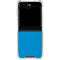 Blue Carbon Fiber Specialty Material Galaxy Z Flip5 5G Clear Case