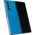 Blue Carbon Fiber Specialty Material Galaxy Z Fold2 5G Skin