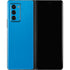 Blue Carbon Fiber Specialty Material Galaxy Z Fold2 5G Skin