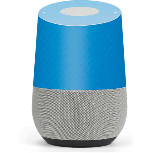Blue Carbon Fiber Specialty Material Google Home Skin