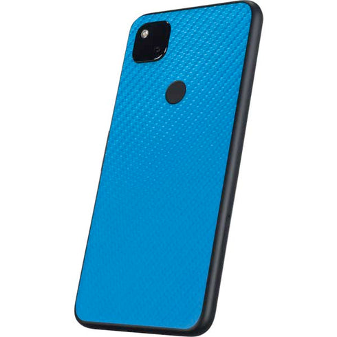 Blue Carbon Fiber Specialty Material Google Pixel 4a Skin