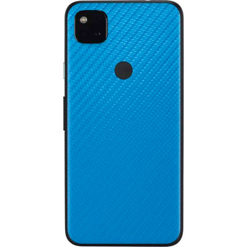 Blue Carbon Fiber Specialty Material Google Pixel 4a Skin