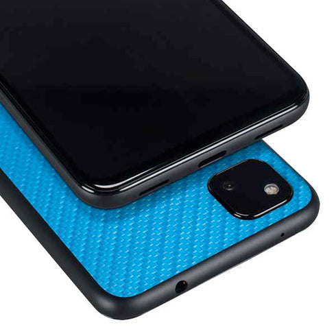 Blue Carbon Fiber Specialty Material Google Pixel 4a Skin