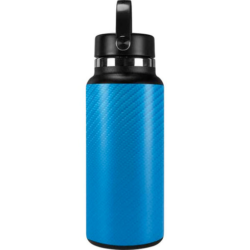 Blue Carbon Fiber Specialty Texture Material Hydro Flask 32oz Wide Mouth Skin