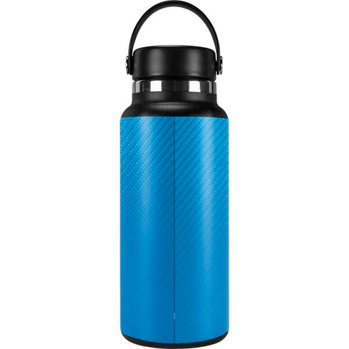 Blue Carbon Fiber Specialty Texture Material Hydro Flask 32oz Wide Mouth Skin