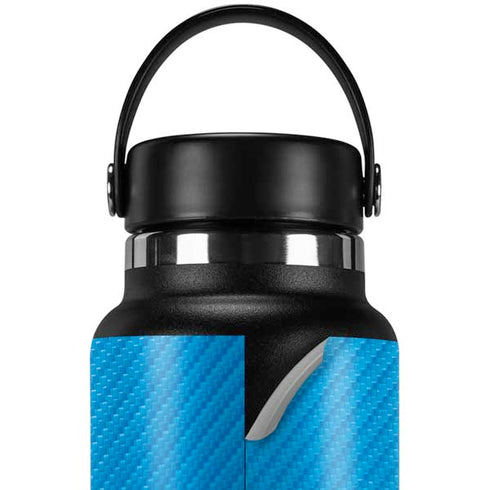 Blue Carbon Fiber Specialty Texture Material Hydro Flask 32oz Wide Mouth Skin