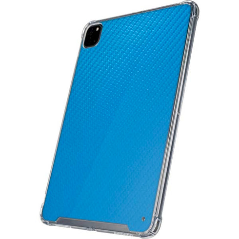 Blue Carbon Fiber Specialty Material iPad Pro 12.9in (2020) Clear Case