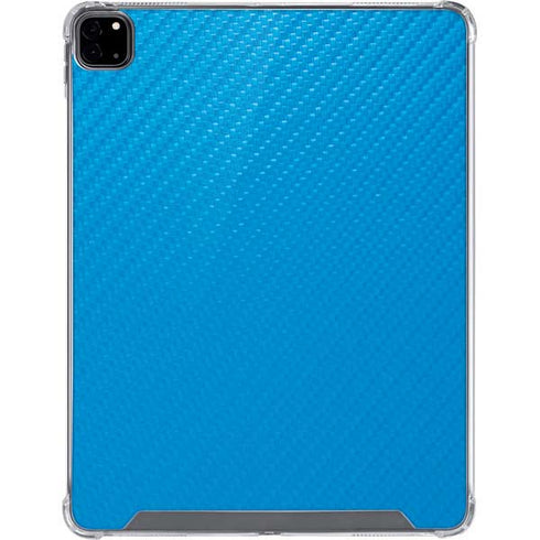 Blue Carbon Fiber Specialty Material iPad Pro 12.9in (2020) Clear Case