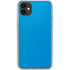 Blue Carbon Fiber Specialty Texture Material iPhone 11 Clear Case