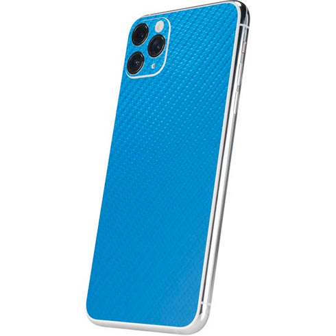 Blue Carbon Fiber Specialty Material iPhone 11 Pro Max Skin