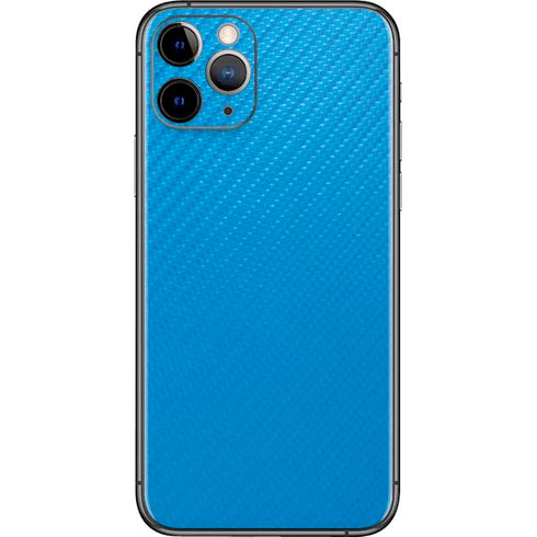 Blue Carbon Fiber Specialty Material iPhone 11 Pro Skin