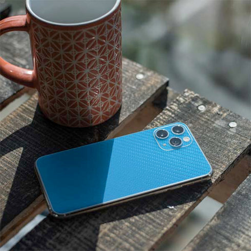 Blue Carbon Fiber Specialty Material iPhone 11 Pro Skin