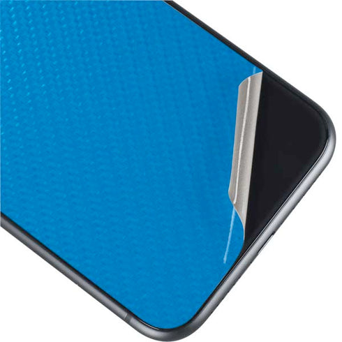 Blue Carbon Fiber Specialty Material iPhone 11 Skin