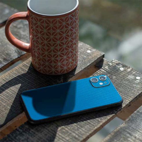 Blue Carbon Fiber Specialty Material iPhone 11 Skin