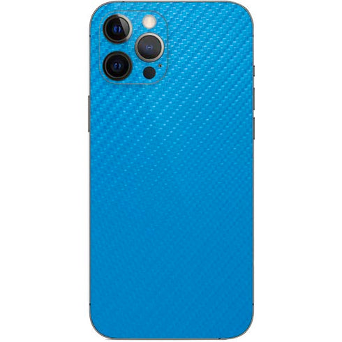 Blue Carbon Fiber Specialty Material iPhone 12 Pro Max Skin