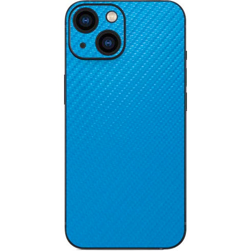 Blue Carbon Fiber Specialty Material iPhone 13 Mini Skin