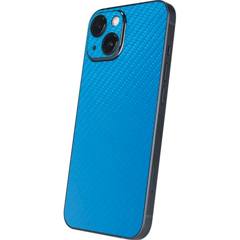 Blue Carbon Fiber Specialty Material iPhone 13 Mini Skin