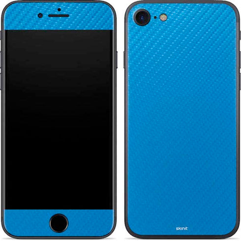 Blue Carbon Fiber Specialty Material iPhone 7 Skin