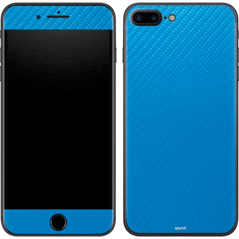 Blue Carbon Fiber Specialty Material iPhone 8 Plus Skin