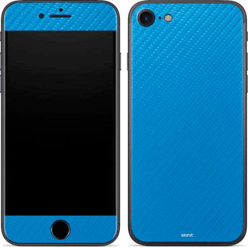 Blue Carbon Fiber Specialty Material iPhone 8 Skin