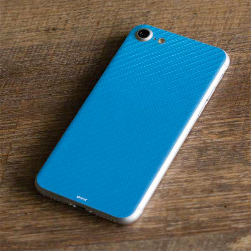 Blue Carbon Fiber Specialty Material iPhone 8 Skin