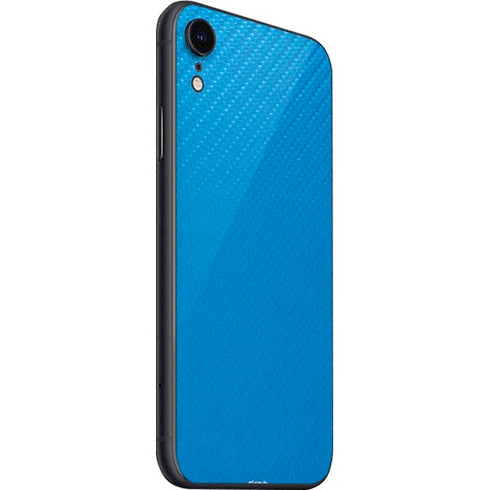 Blue Carbon Fiber Specialty Material iPhone SE (2nd & 3rd Gen) Skin