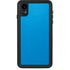 Blue Carbon Fiber Specialty Material iPhone XR Waterproof Case